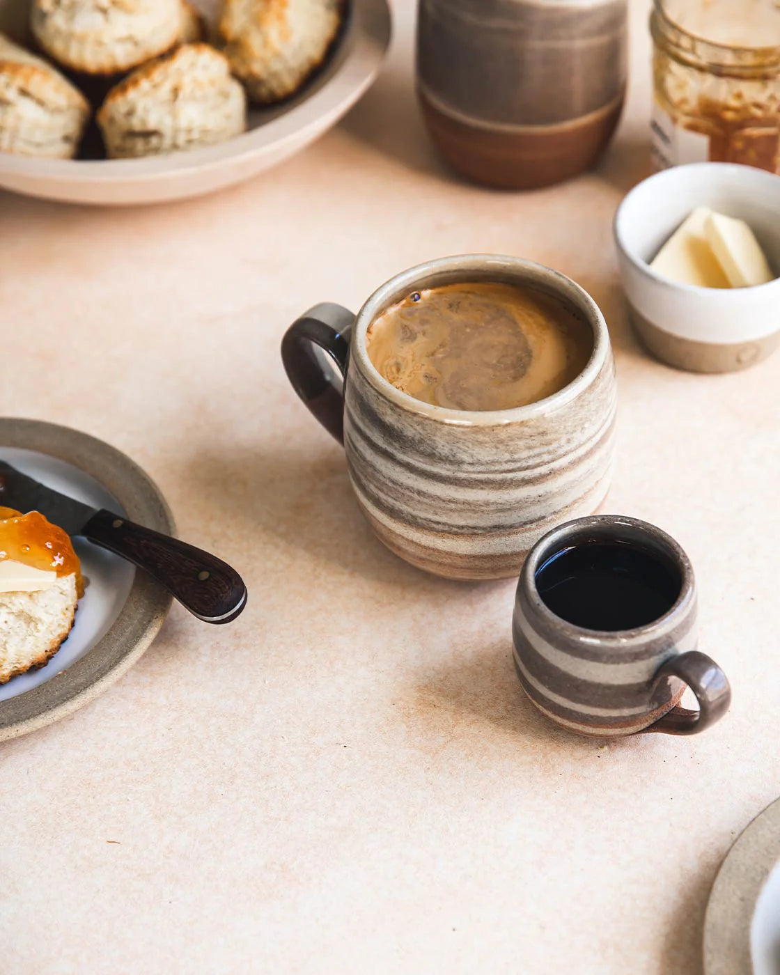 Craft Magic-Marbled Stone Mugs
